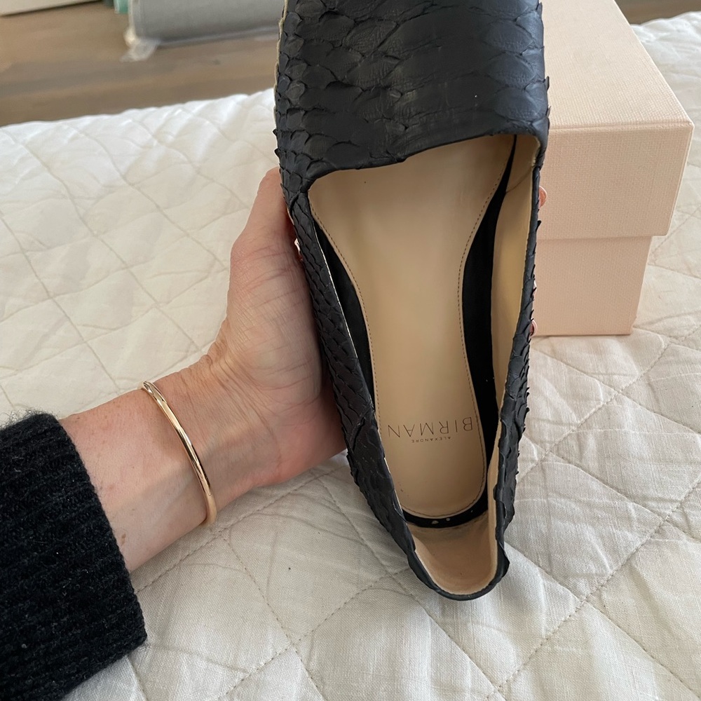 Alexandre Birman - Marla Python Black Espadrilles - image 3